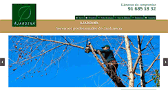 Desktop Screenshot of ajardina.es